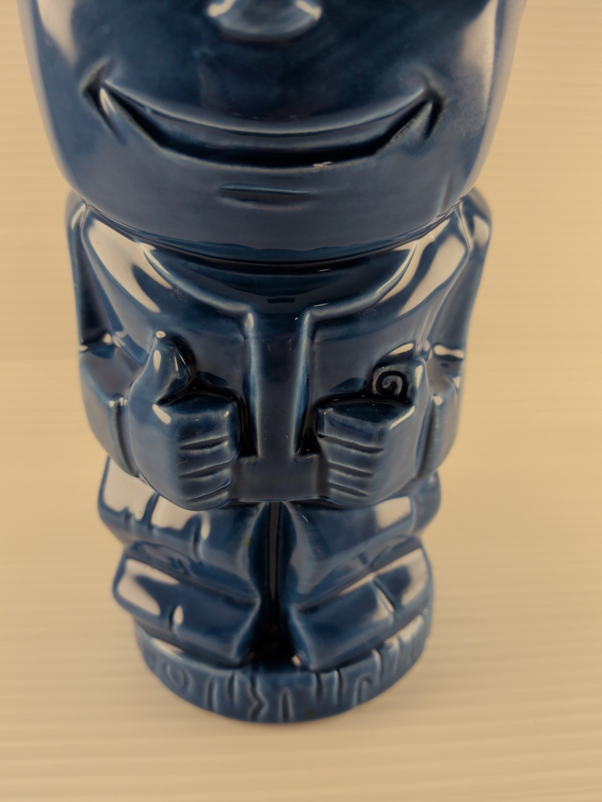 Geeki Tikis Fallout Vault Boy Tiki Mug 16oz Blue Ceramic Thinkgeek Bethesda
