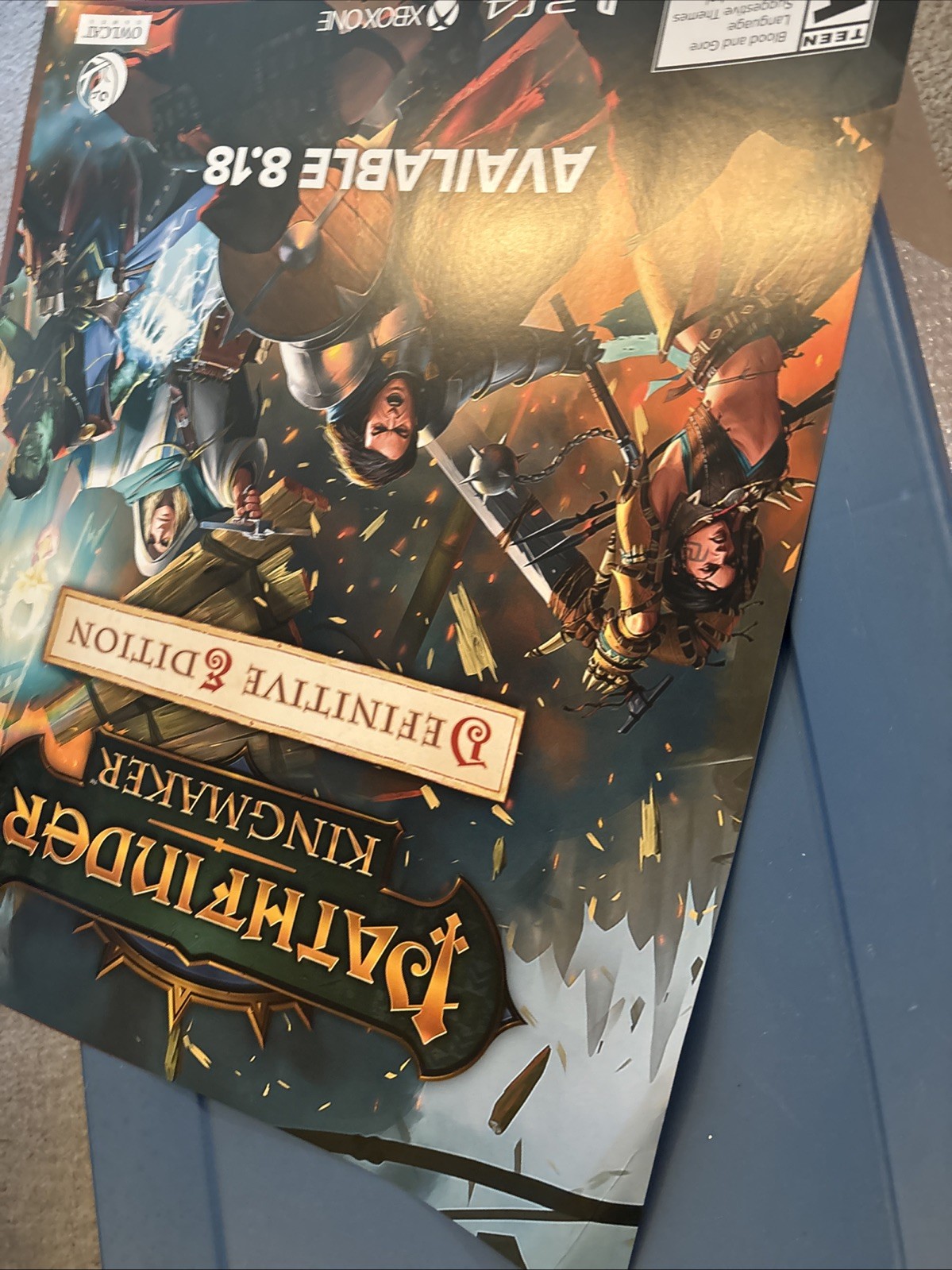 promotional Poster ￼Pathfinder: Kingmaker Xbox One & PS4 28in’s/22in’s Huge!