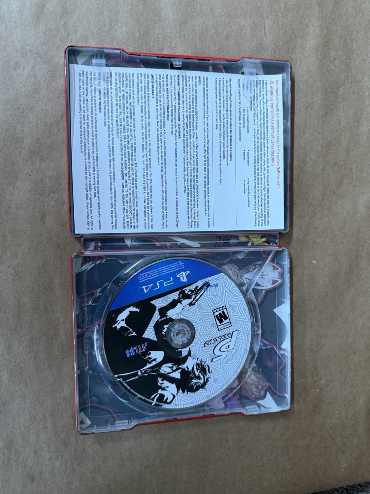 Persona 5 (Steelbook Edition) PS4 Game