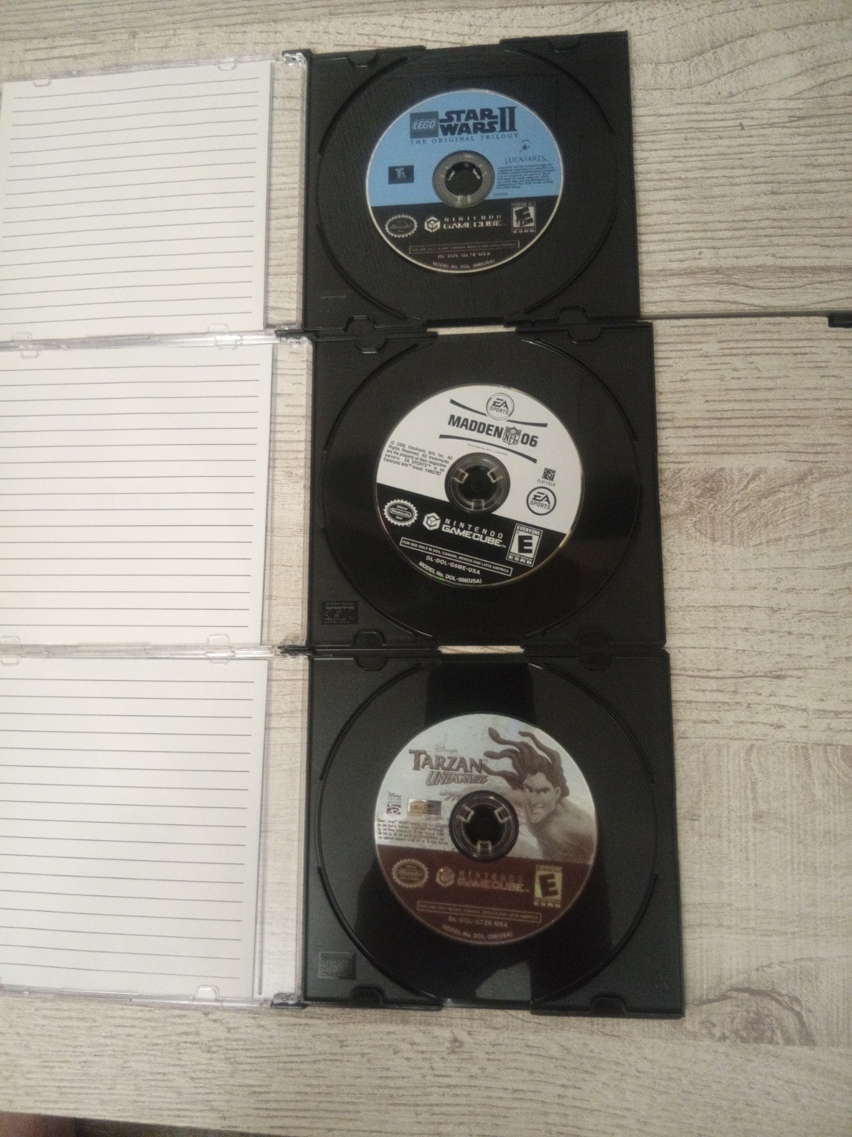 Nintendo Gamecube Console DOL-001 Tested Bundle 1 Controller 6 Games Power Cord