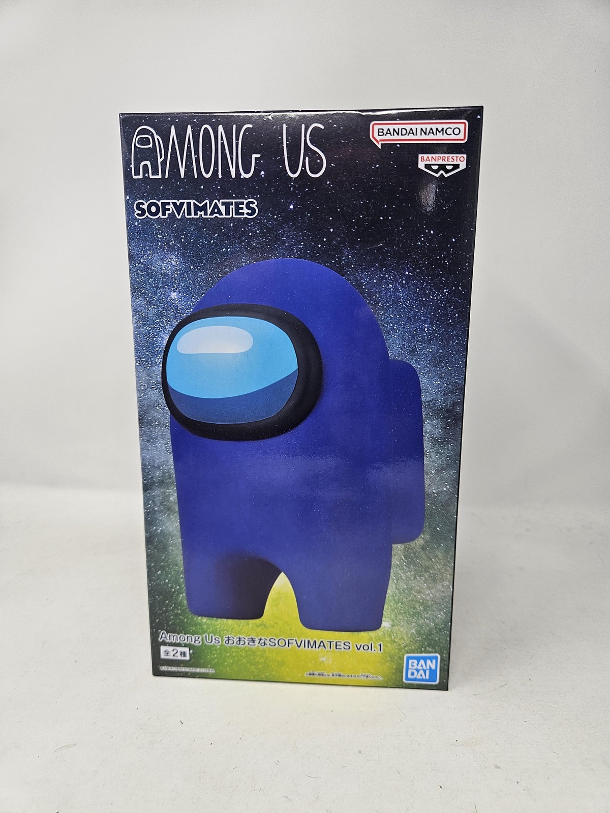 Among Us Blue Crewmate Sofvimates Figure Banpresto New Boxed Anime Collectible