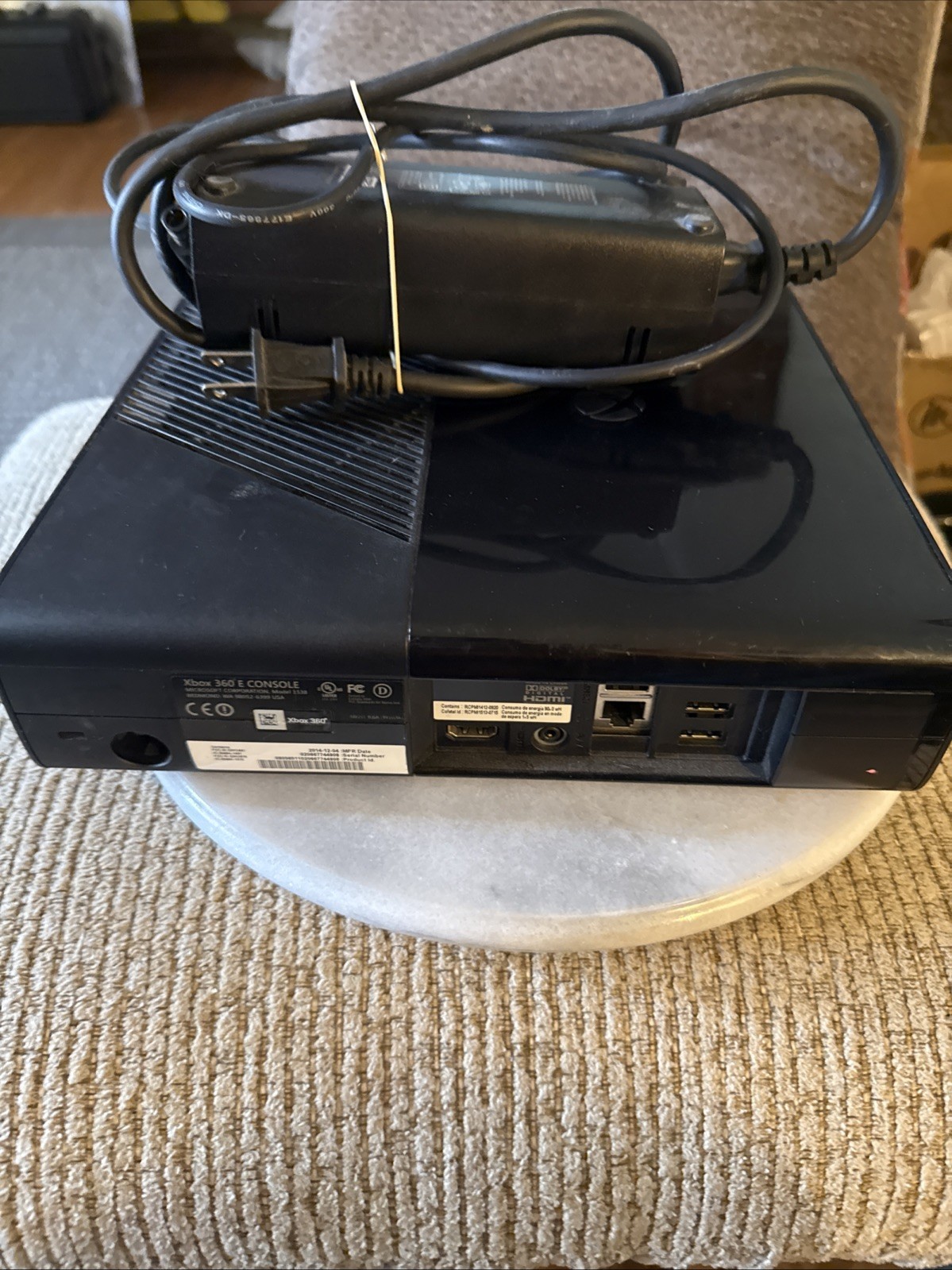 Xbox 360 E (Model 1538) Console Power Checked Only