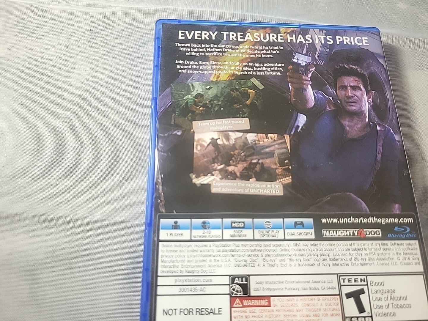 Uncharted 4: A Thief’s End – Sony PlayStation 4