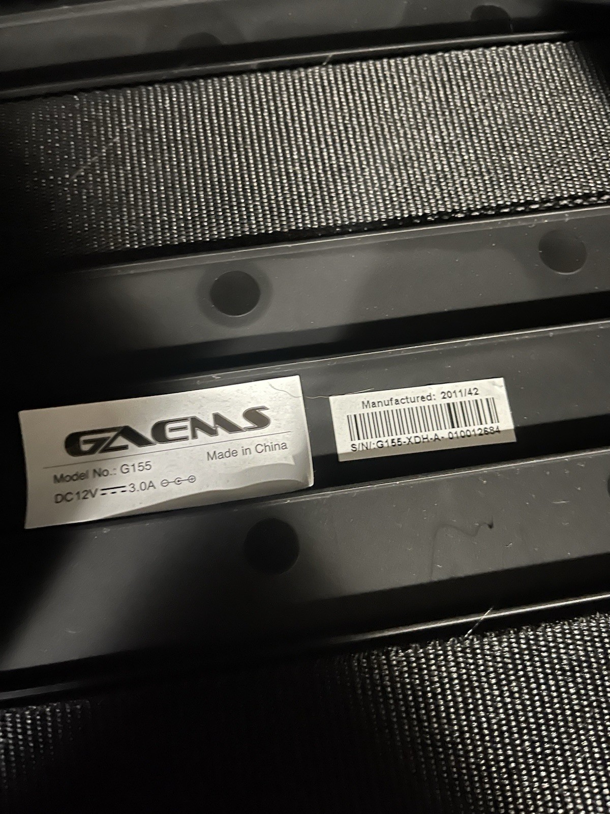 GAEMS G155 Sentry Portable Gaming Monitor Case PS3 Slim Xbox 360 HDMI 15.5”