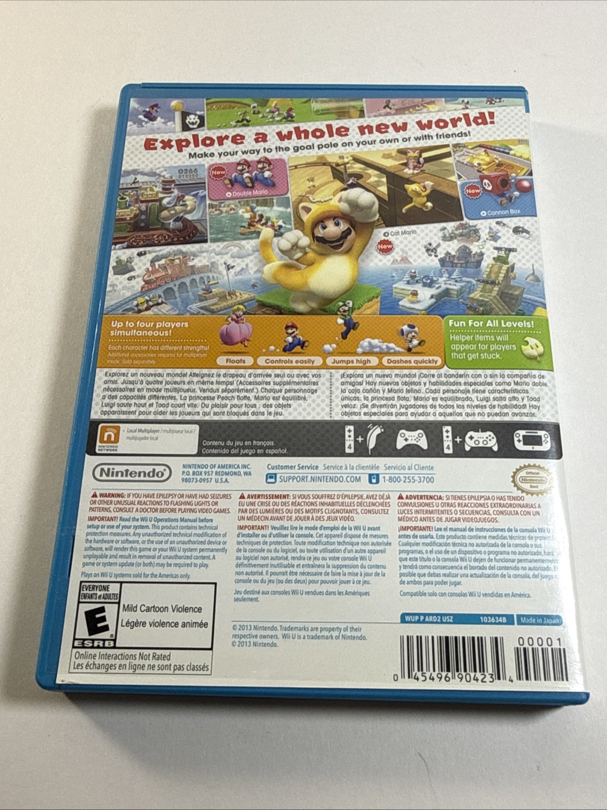 Super Mario 3D World – Nintendo Selects Edition – Nintendo Wii U Tested! CIB