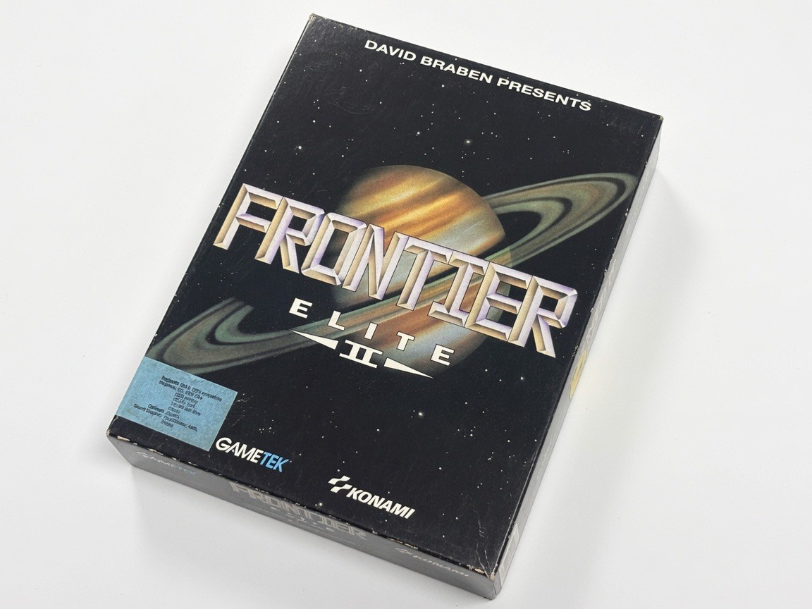 Vintage PC Game Tek – Konami Frontier Elite II 2 – 1993 IBM Video Game