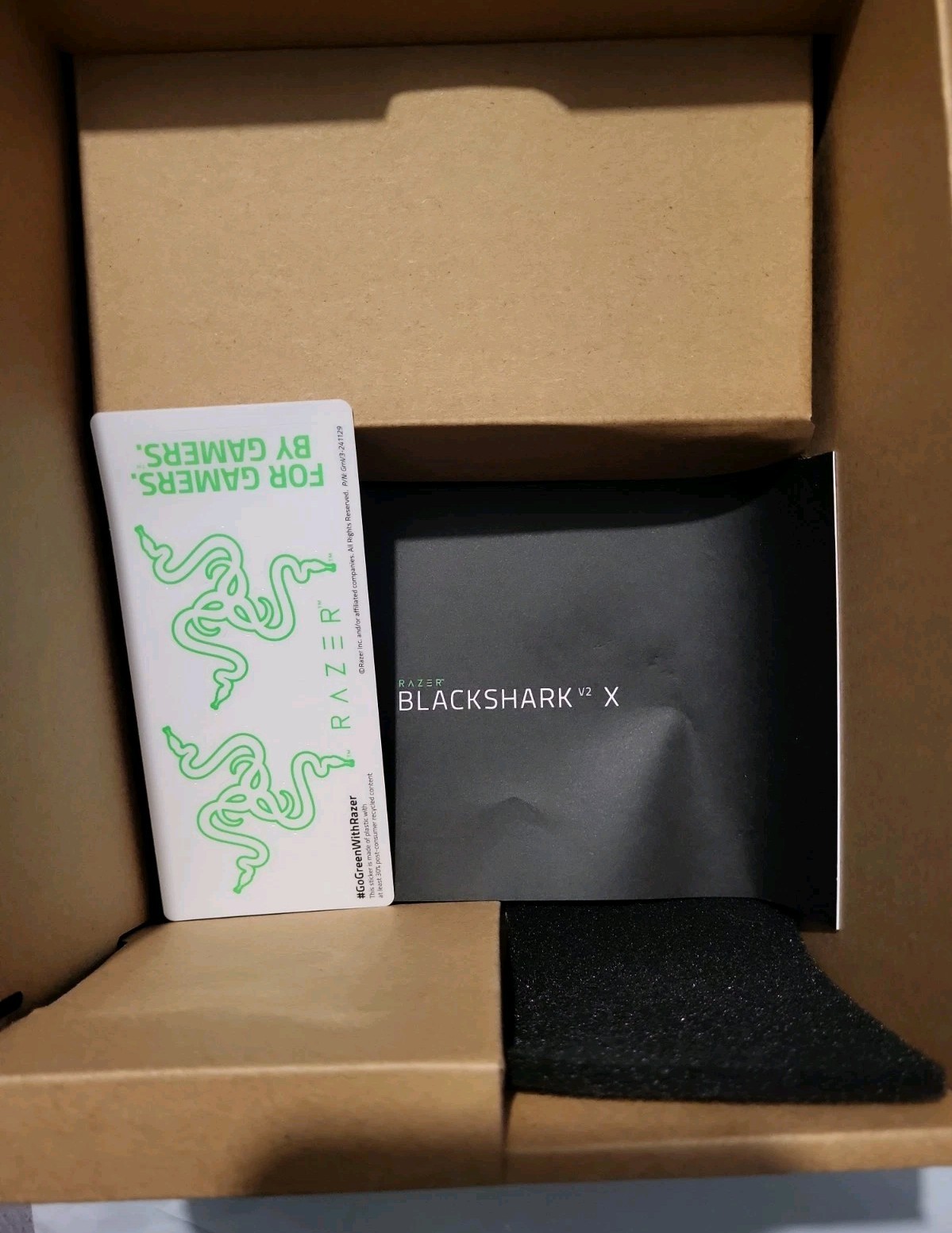 Razer BlackShark V2 X Gaming Headset Black Over-Ear PC PS4 PS5 Xbox Switch Open