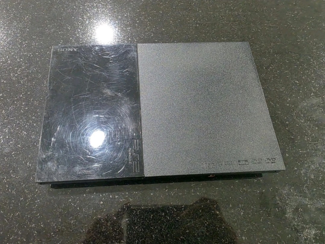 Sony PlayStation 2 PS2 Slim Black Console Only TESTED AND WORKING!