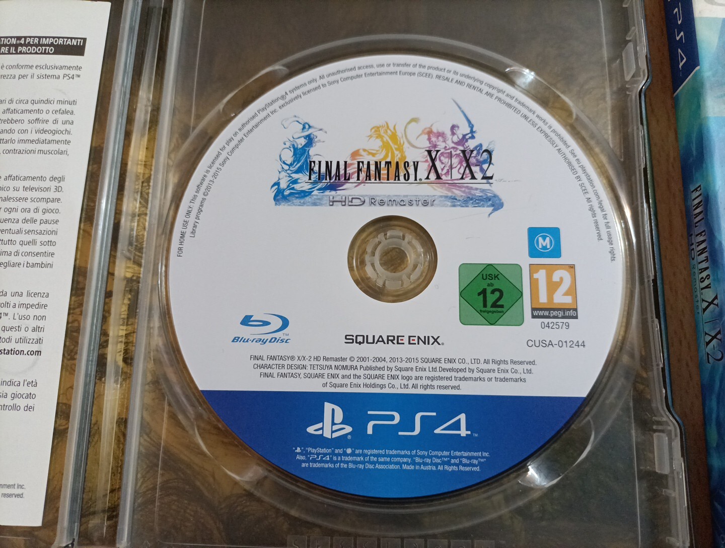 Final Fantasy X | X-2 HD Remaster Steelbook Vers. Italy PS4 USED MINT!!