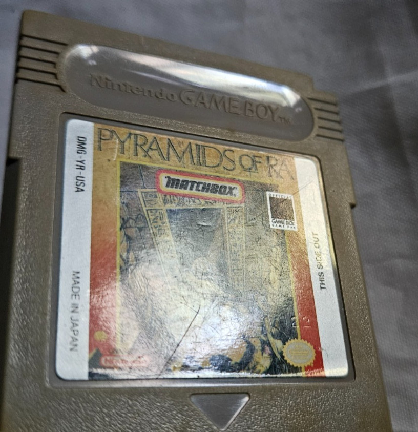 Pyramids of Ra Cartridge Only Authentic Nintendo GameBoy USA 1992 Game Boy