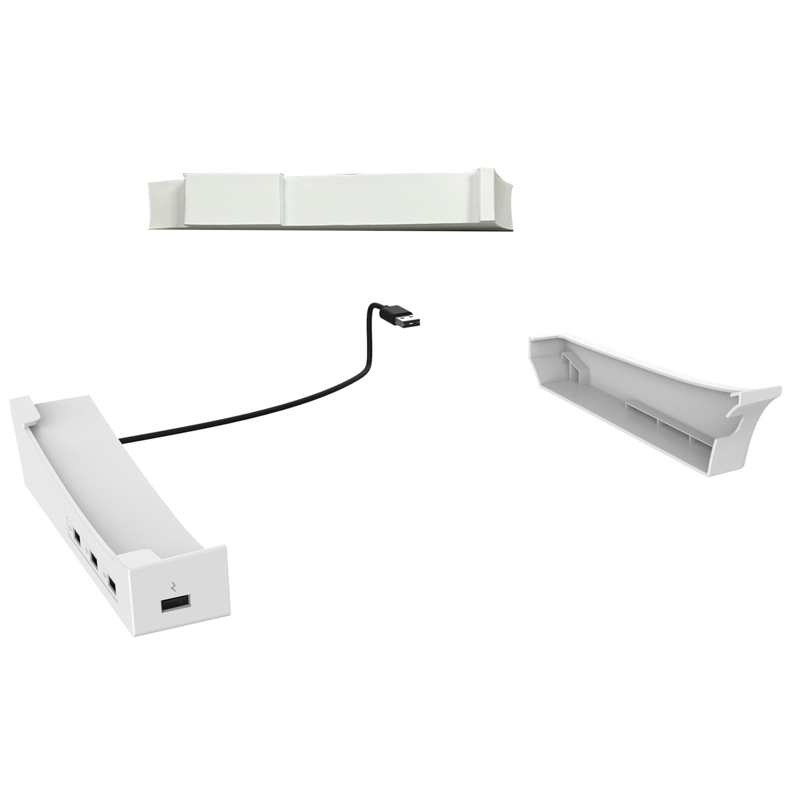 3 USB 2.0 Ports Holder Bracket Durable Replacement Fittings For PS5 Slim Console