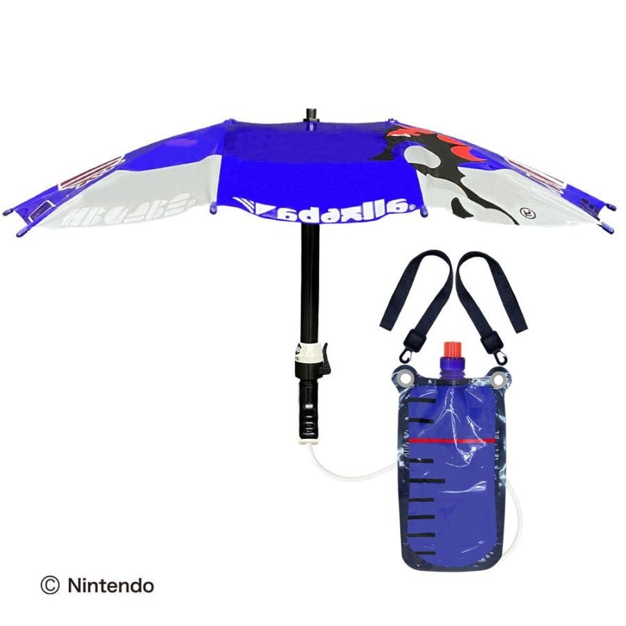 Water Gun Water Play Splatoon 3 para-shelter with ink tank Blue JAPAN