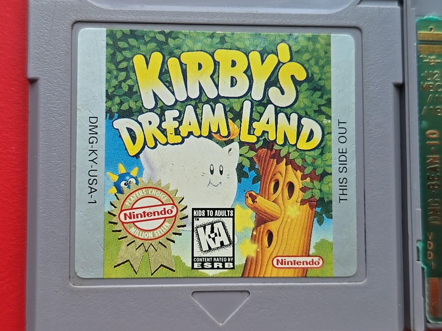 Kirby’s Dream Land Player’s Choice Ed. Nintendo Game Boy Original *Authentic*