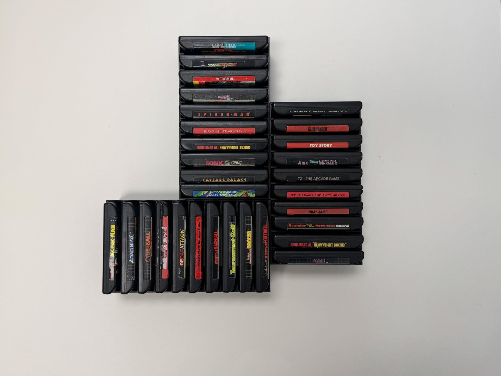 SEGA Genesis Cartridge Wall Mount – Display & Organizer for Loose Carts