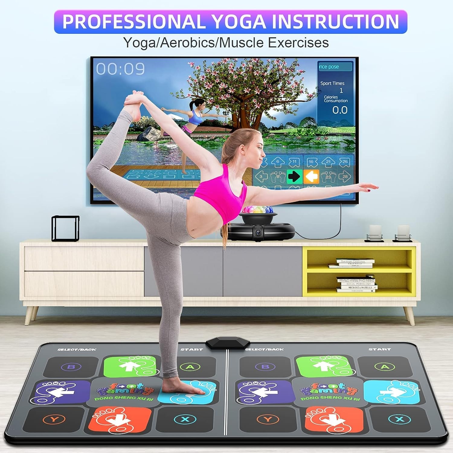 Musical Dance Mat for Kids & Adults – 65.4″ Wireless Gaming Fun for Families