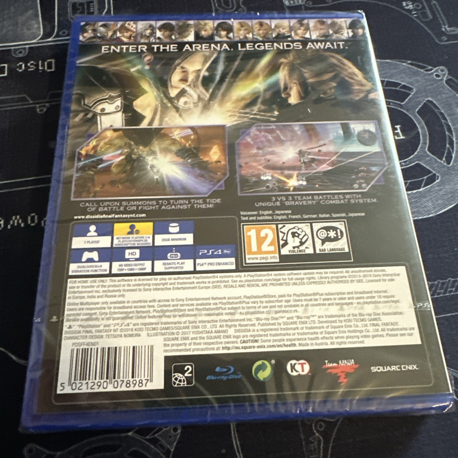 Dissidia Final Fantasy NT (Sony PlayStation 4, 2018, PS4) PEGI-12 Factory Sealed