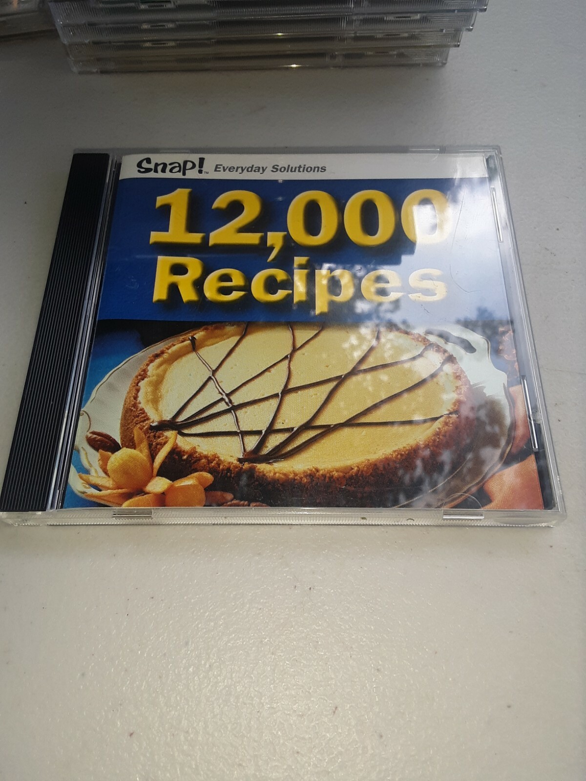 12,000 Recipes CD-ROM Snap Everyday Solutions 2001 shelf#9