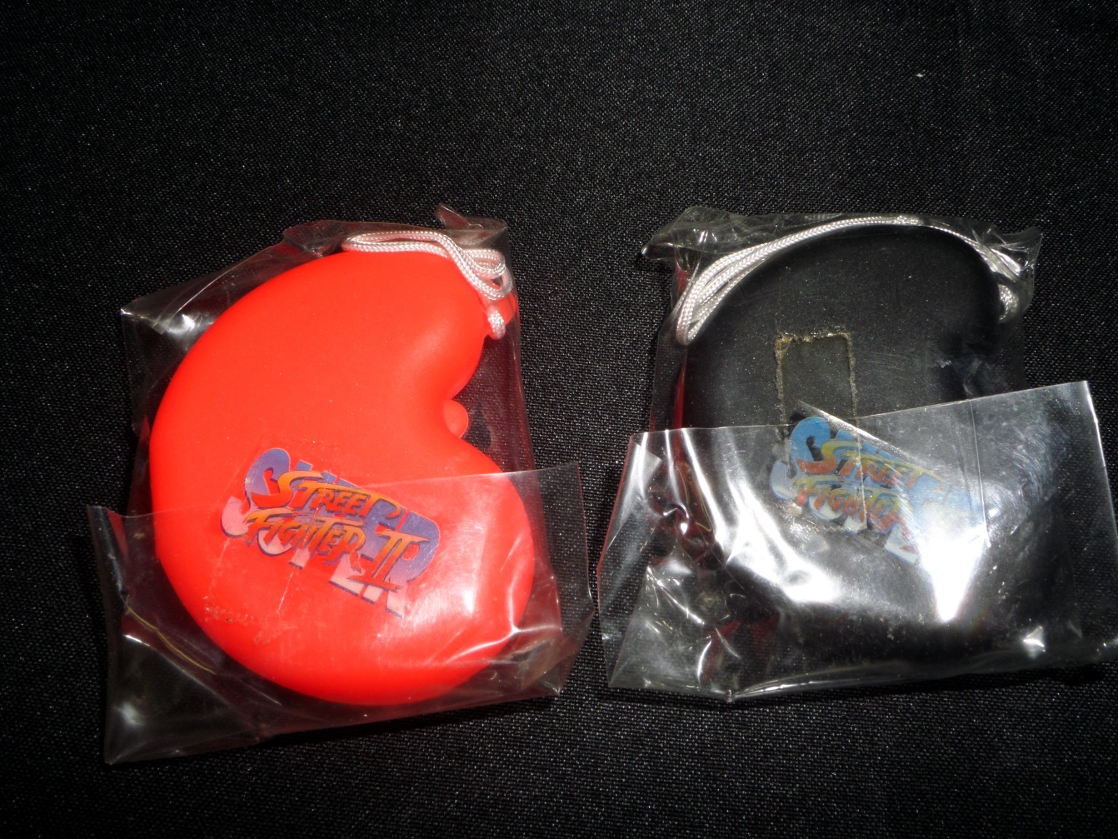 Super Street Fighter II 2 Chun-Li & Ryu Plastic Containers Capcom