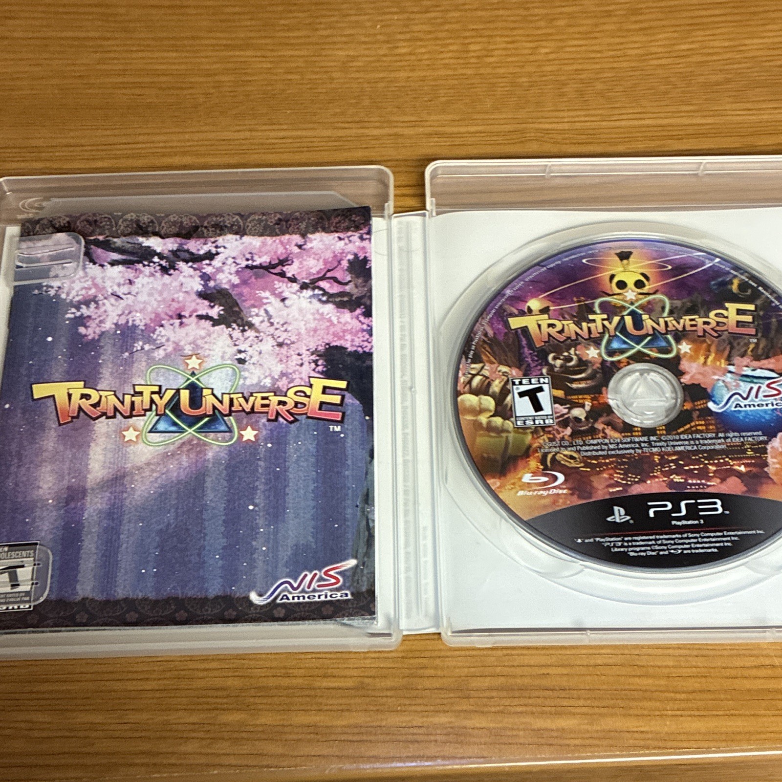 NIS America Trinity Universe PS3 NTSC-U/C T-Teen Role Playing Manual Included