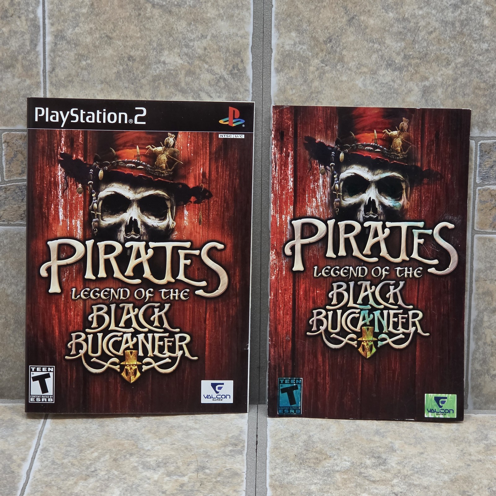 Pirates Legend of the Black Buccaneer PlayStation 2 PS2 Game Manual & Case Art