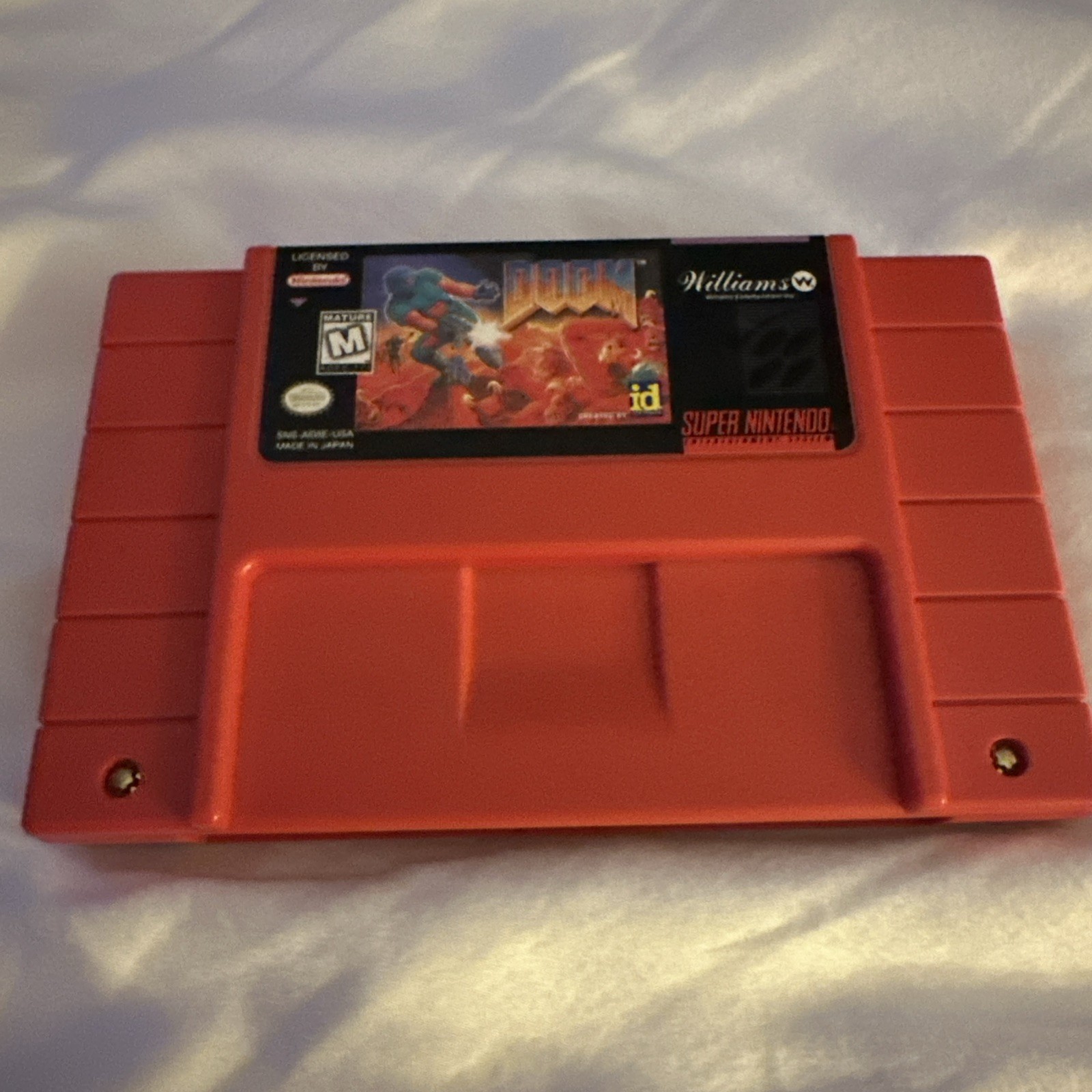 Doom Original Super Nintendo SNES, Box And Cart, No Manual TESTED