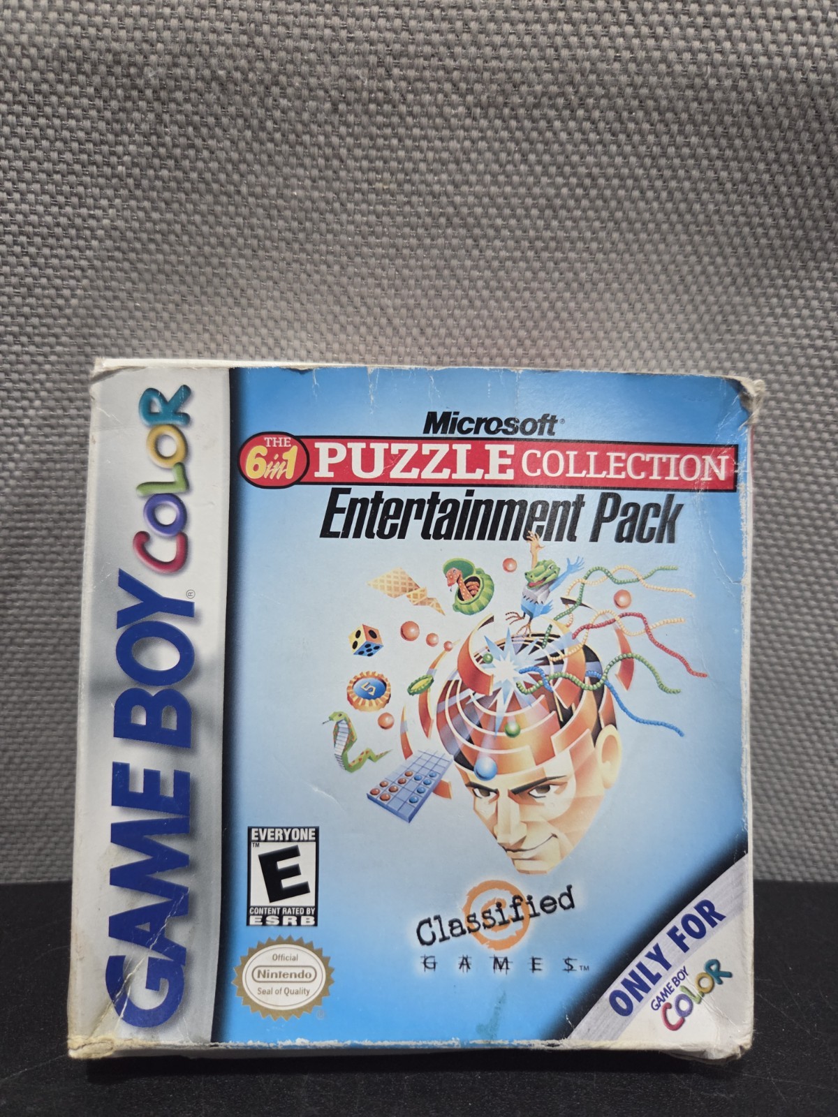 Microsoft Puzzle Collection Entertainment Pack (Nintendo Game Boy Color) CIB