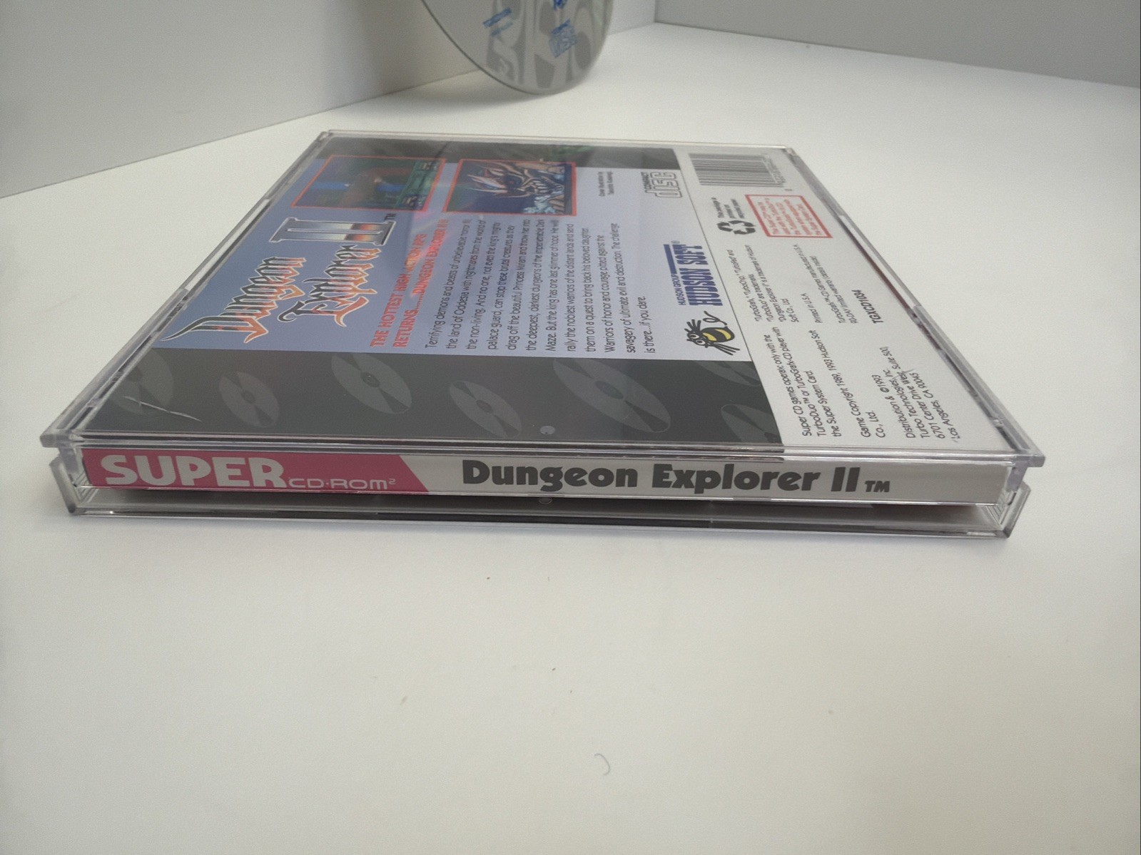 Dungeon Explorer II TurboGrafx Super CD Turbo Duo Tested Complete CIB
