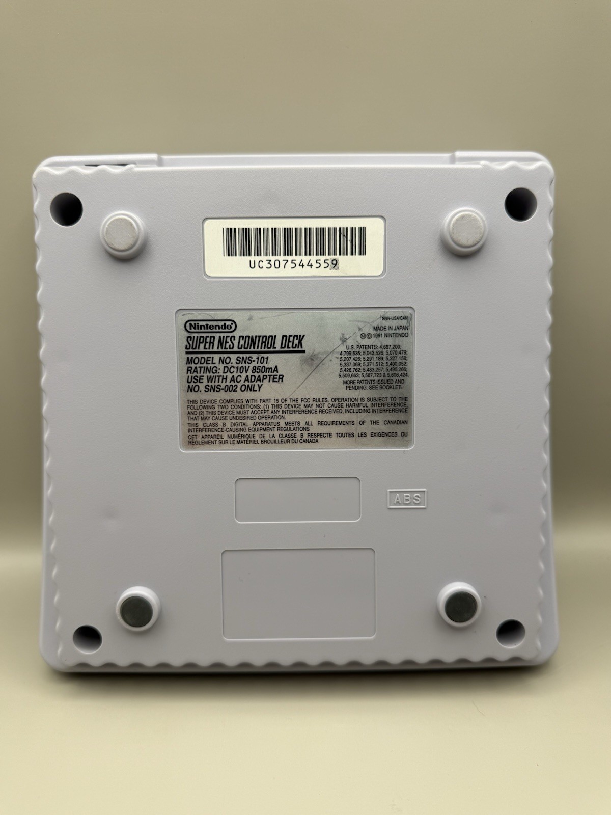 Super NES Control Deck SNES Jr. Console – CIB – No Manuals