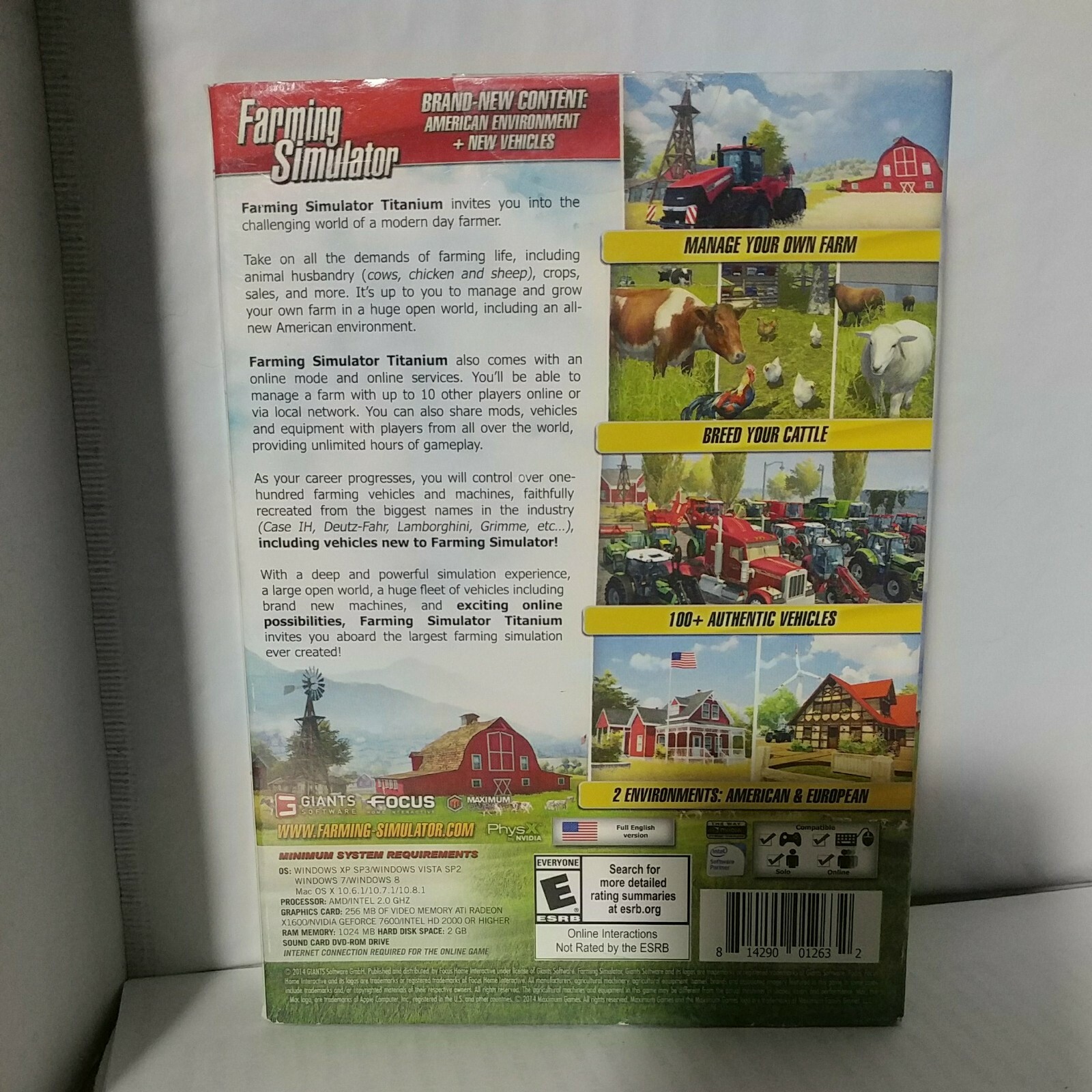 Farming Simulator: Titanium Edition -PC/Mac-Agriculture Game-complete w/manual