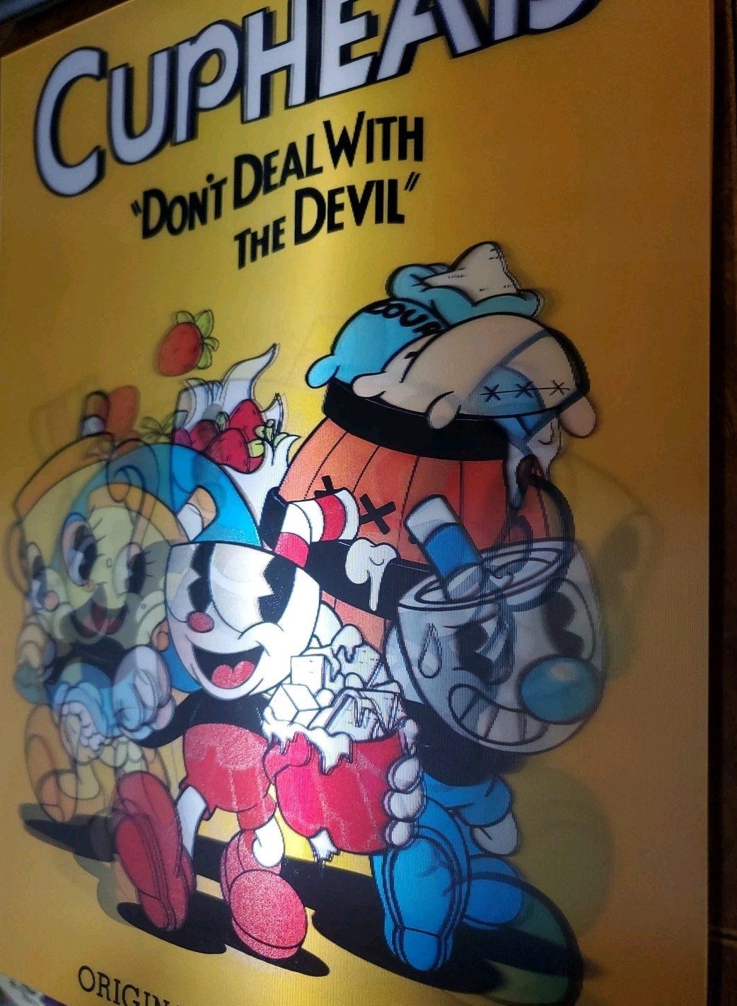 CUPHEAD – Don’t Deal With The Devil Collectable 3D Lenticular Holographic Poster
