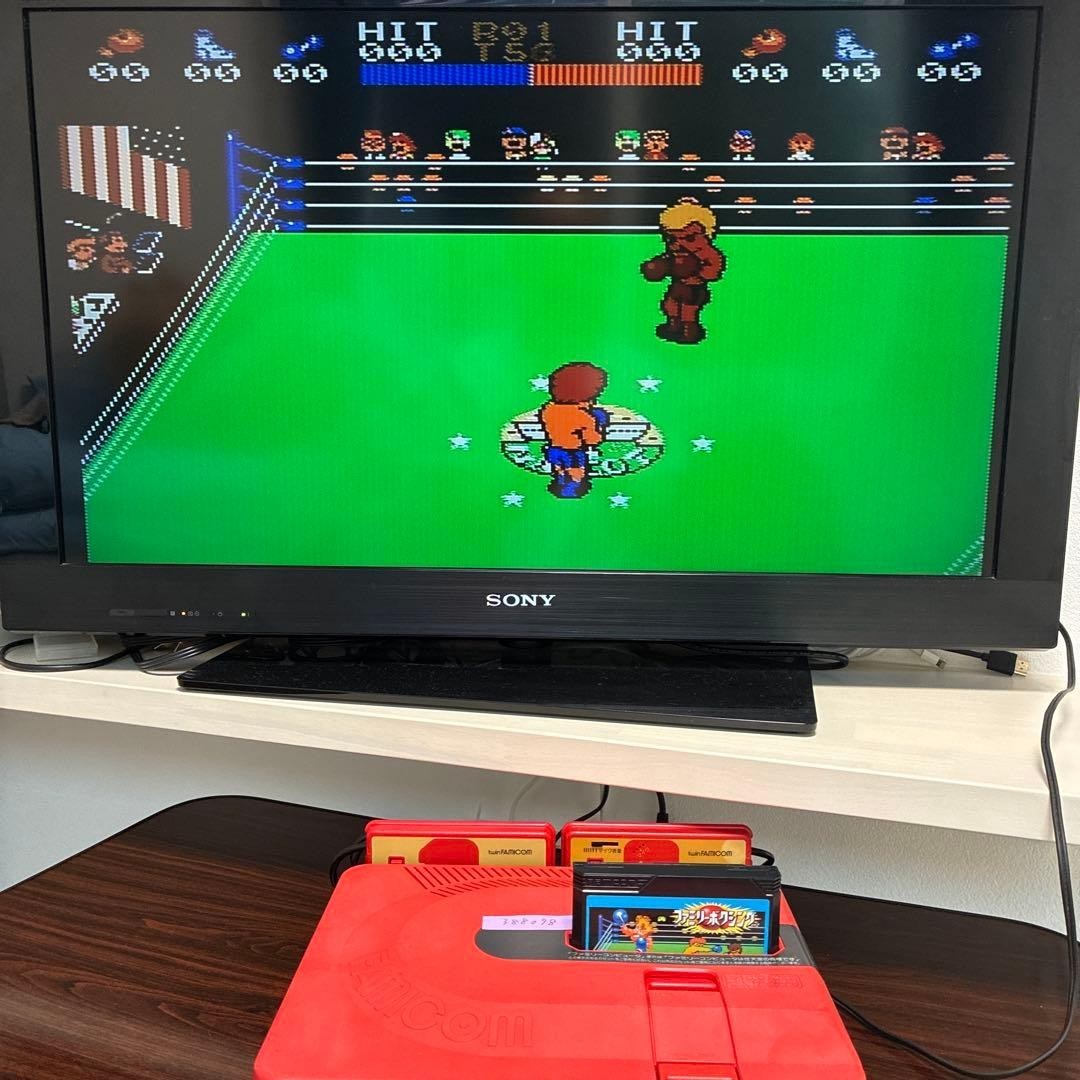Sharp Twin Famicom Console AN-500R [Serviced & Tested] – From Japan