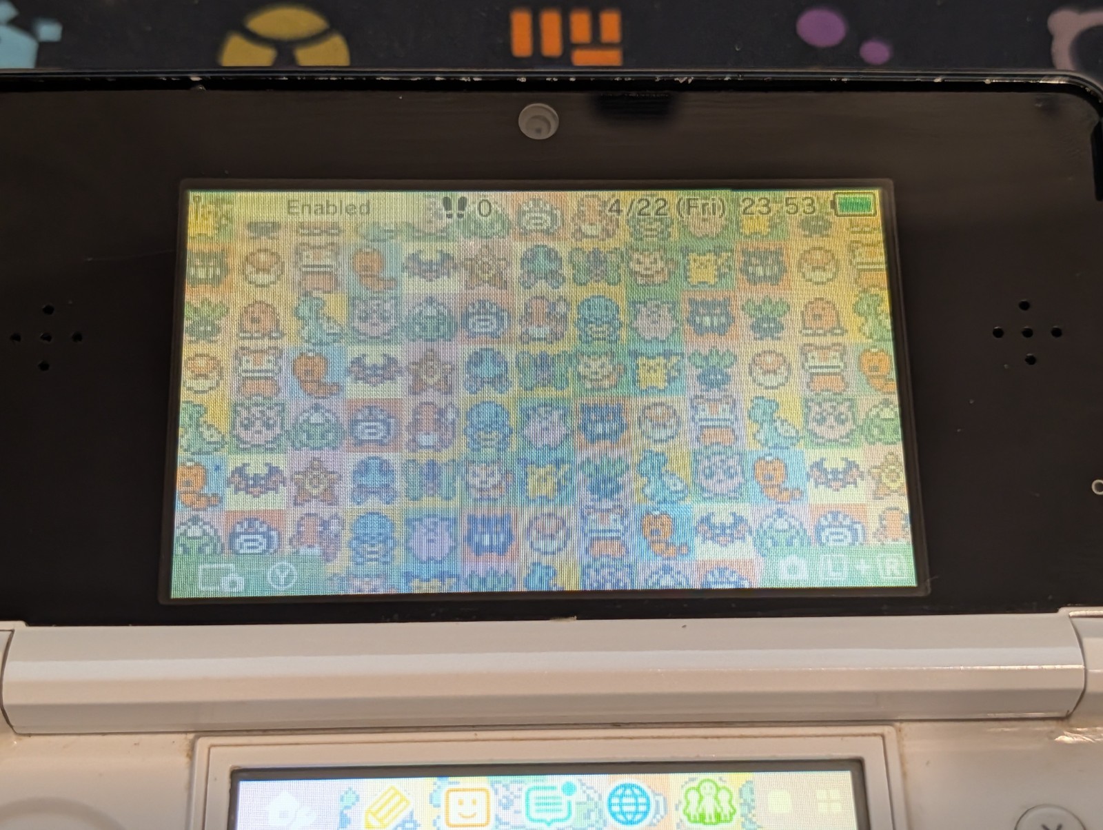 Nintendo 3DS Ice White Region Free Console w/ Charger & Stylus E201