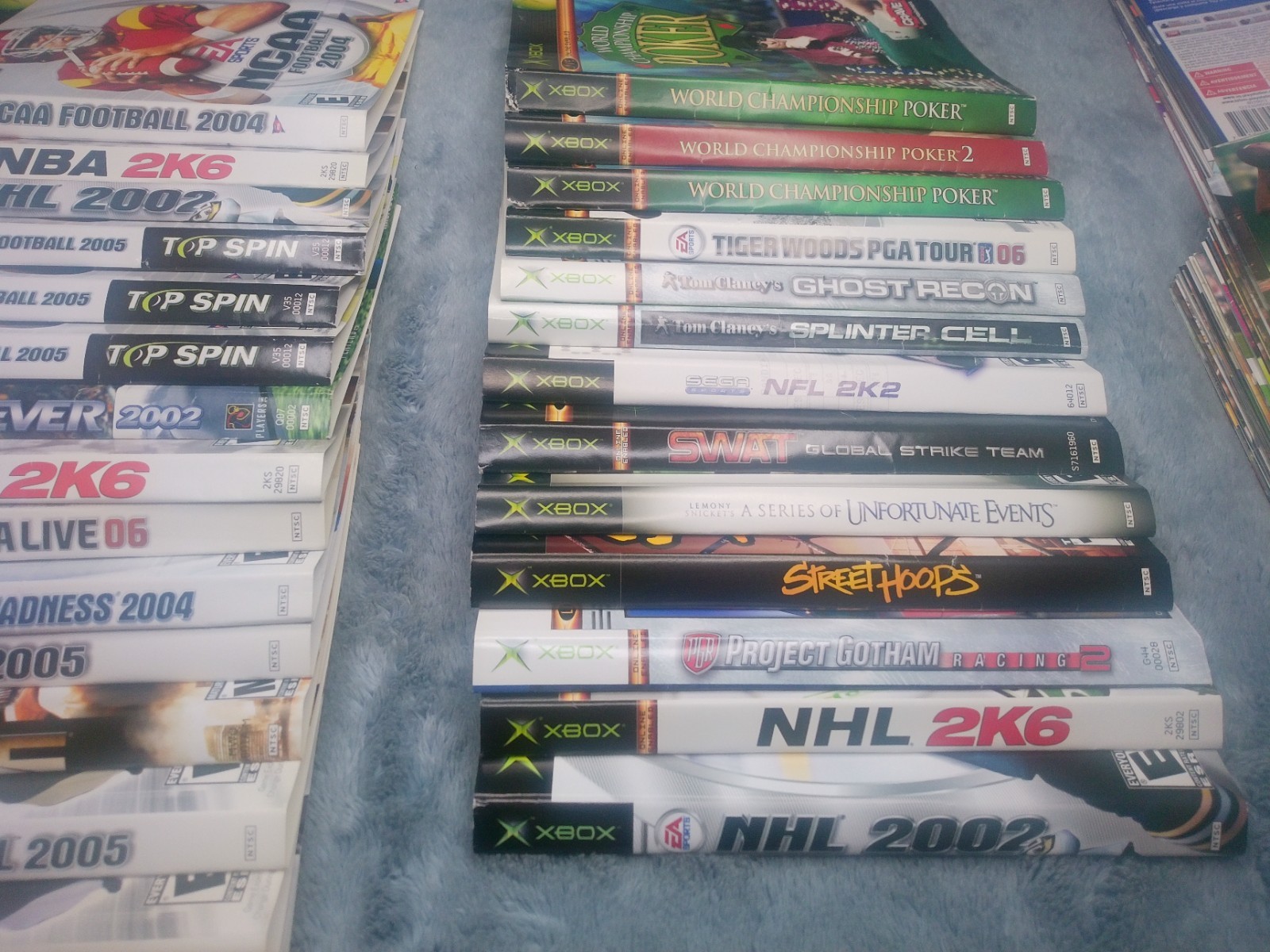 Lot of 43 Xbox Original Cover Art Inserts – Original/Authentic – Free Shipping!