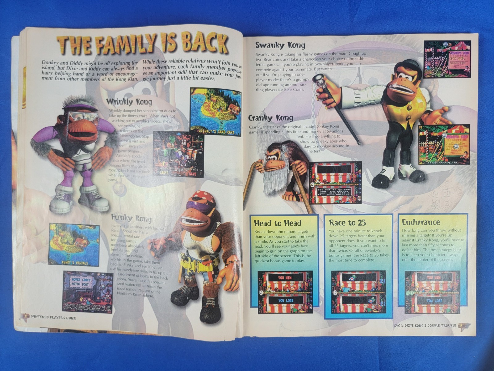 Nintendo 64 Donkey Kong Country 3 Dixie Kong’s Double Trouble Players Guide