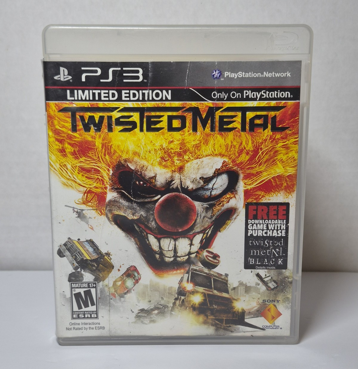 Sony Twisted Metal Limited Edition PS3 2012 Multiplayer Manual M NTSC-U/C