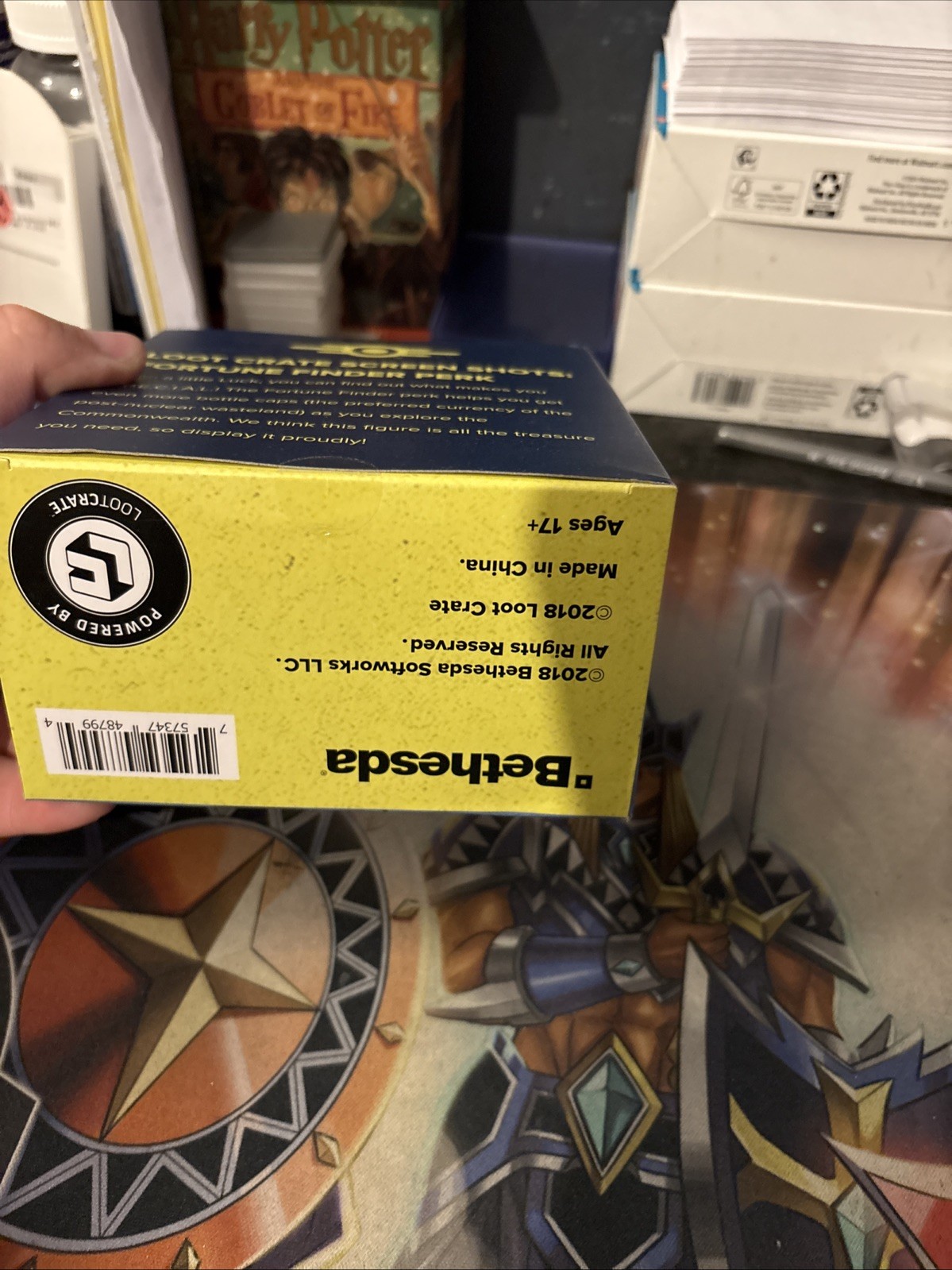 Fallout Fortune Finder Perk Loot Crate Exclusive New in Box Figure Bethesda 2018