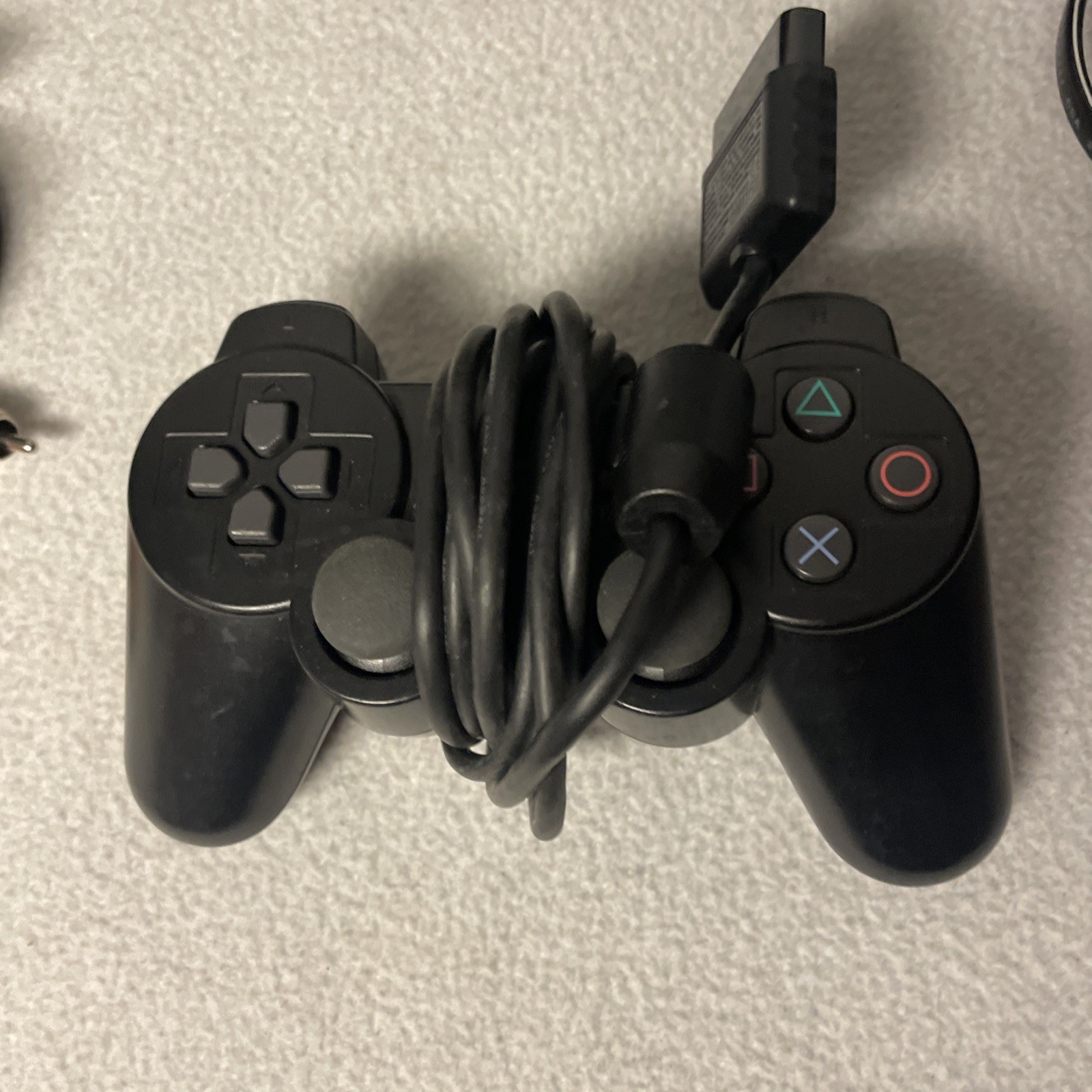 Sony PlayStation 2 PS2 Fat Console with OEM HDD AND Cords + Controller Tested!