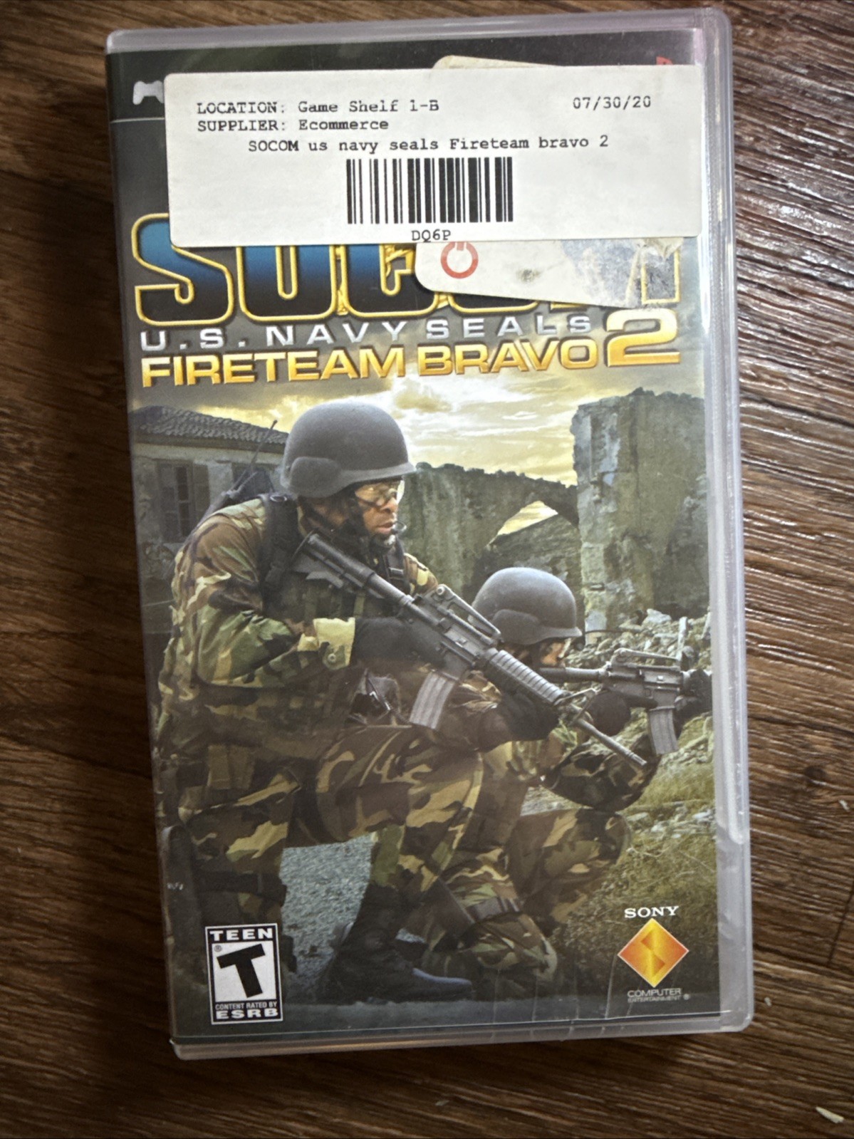 SOCOM: U.S. Navy SEALs — Fireteam Bravo 2 (Sony PSP, 2006) Complete In Box