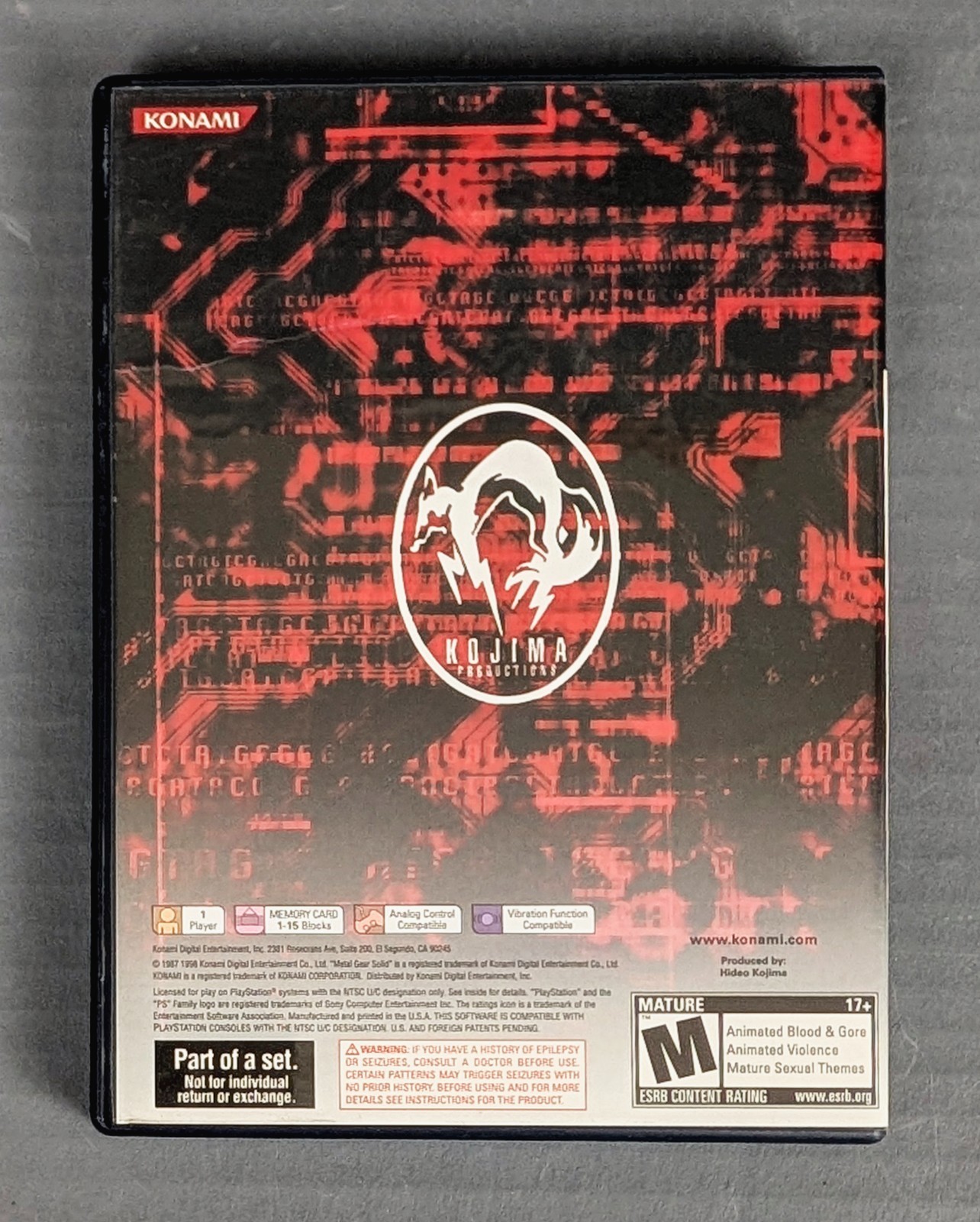 COMPLETE Metal Gear Solid *The Essential Collection* (Sony PlayStation 2, 2008)