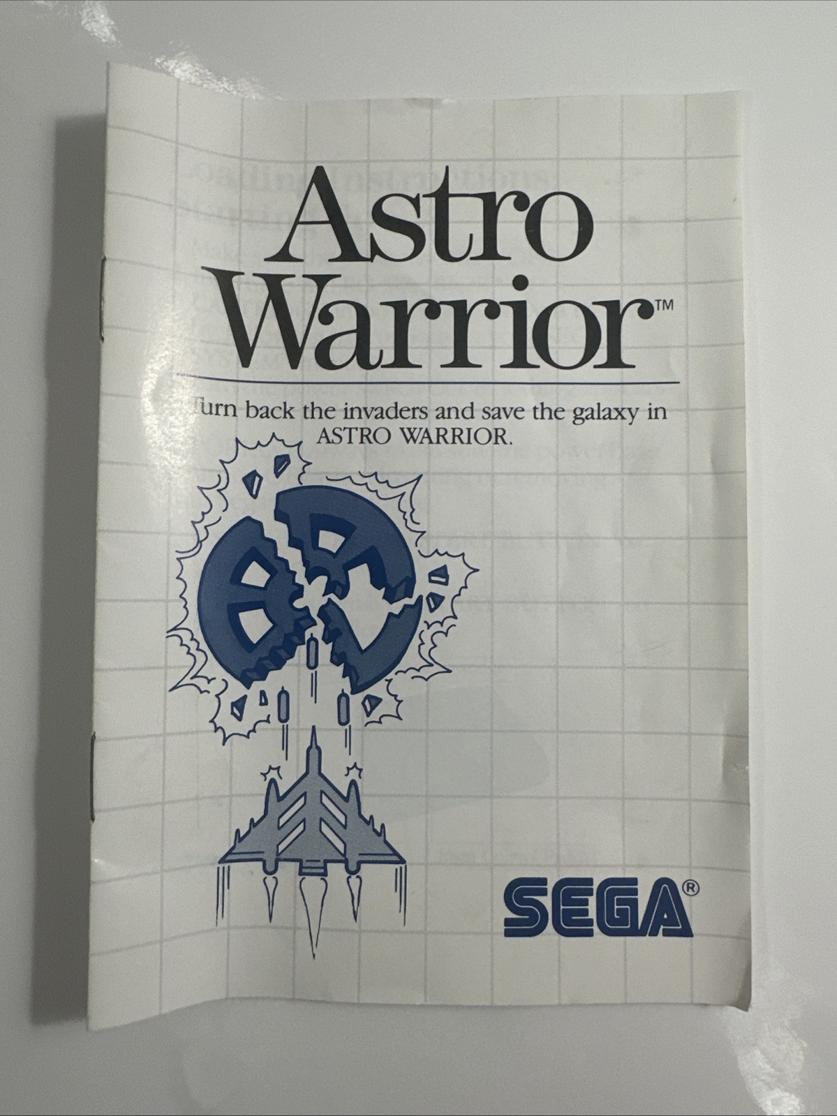 Astro Warrior (Sega Master System) Complete CIB – Tested