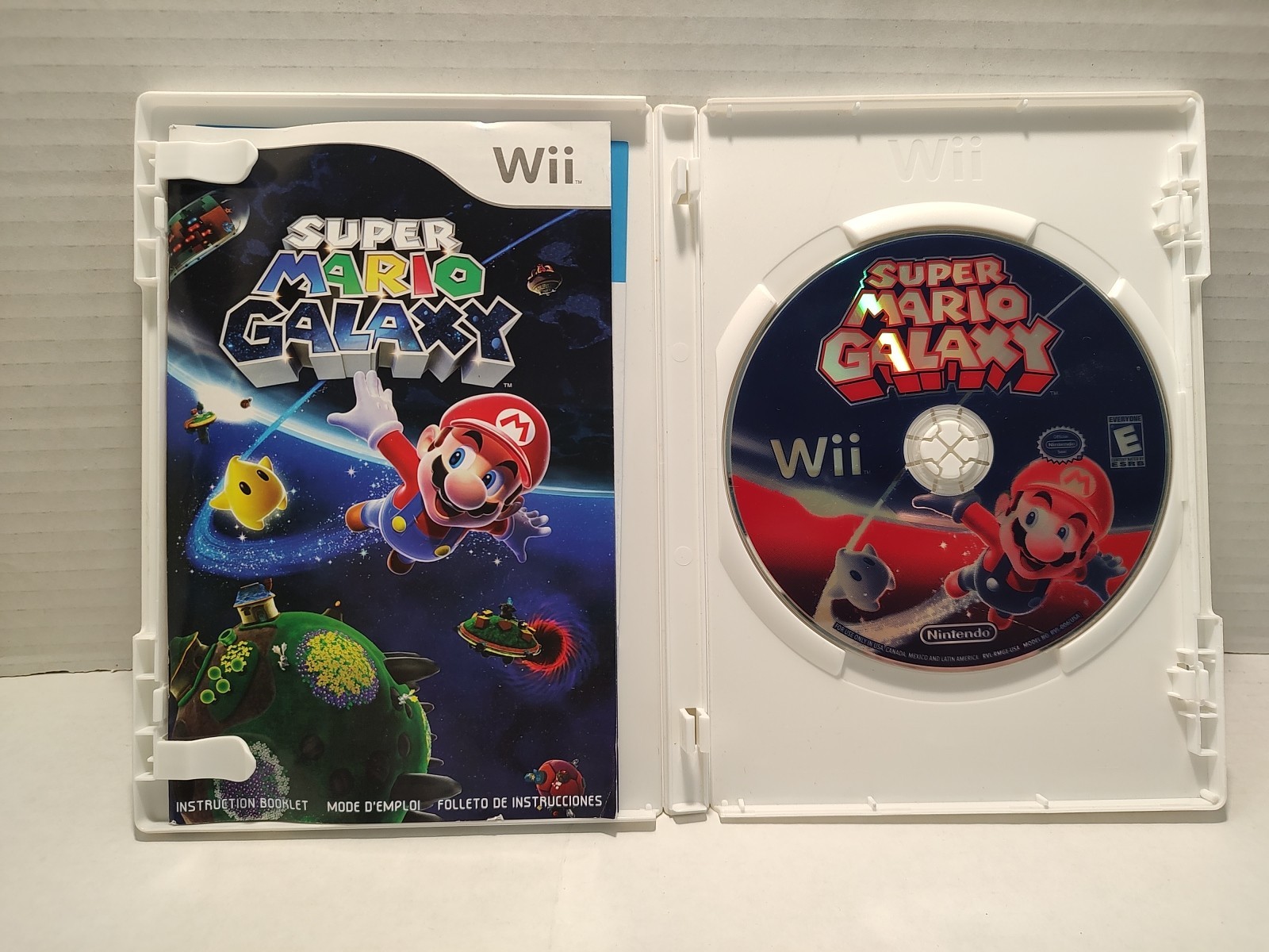 🔥 Super Mario Galaxy (Nintendo Wii, 2007) Scratches. CIB AS-IS UNTESTED