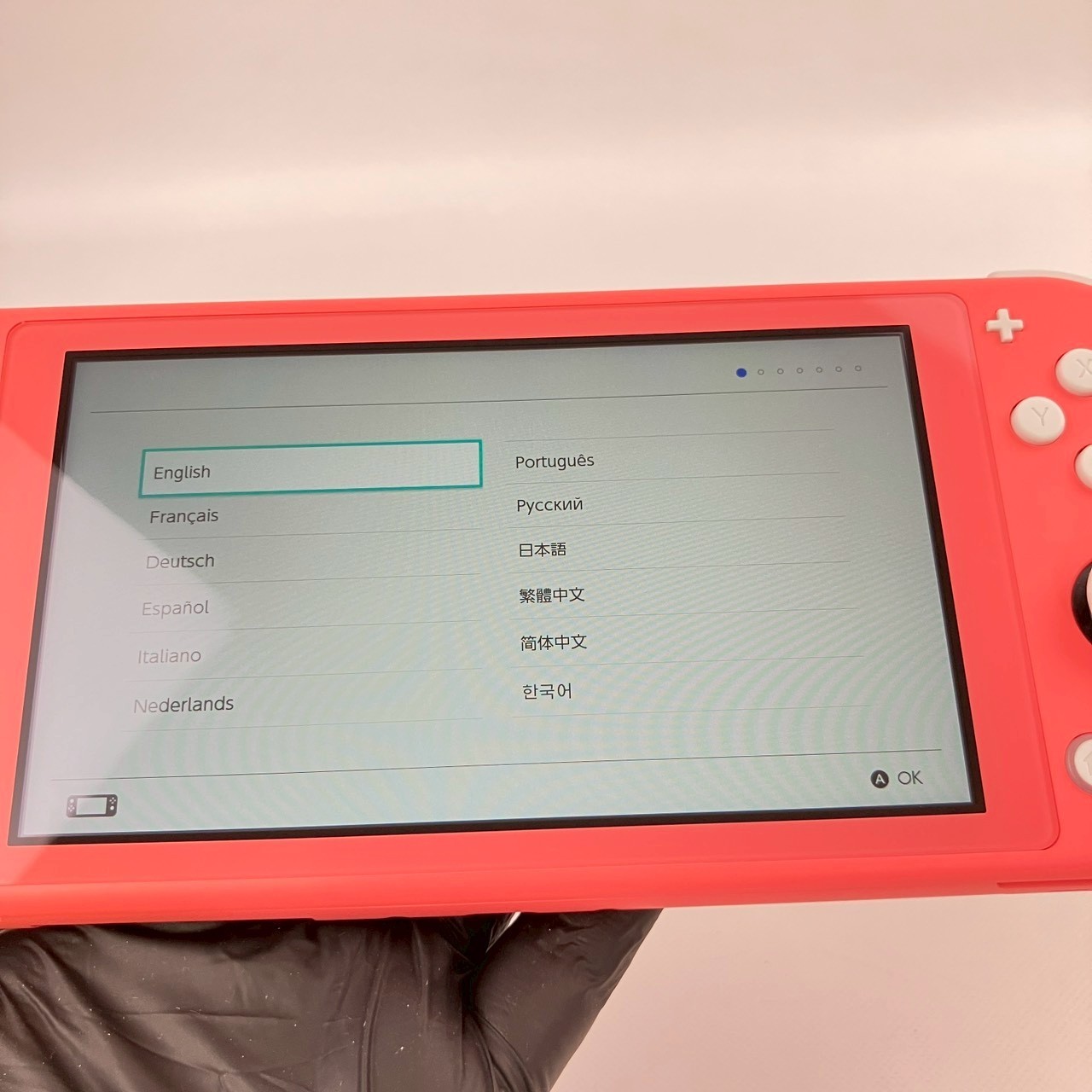 Nintendo Switch Lite Animal Crossing A Rank Coral Pink Console Region Free 13
