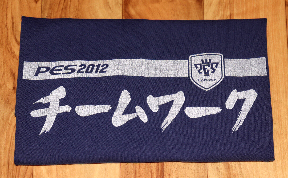 Pro Evolution Soccer 2012 PlayStation 2‎ Rare T-Shirt Size : L