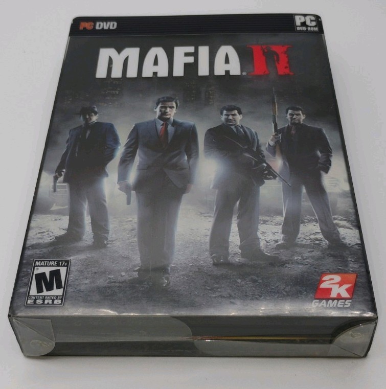 Mafia II Collector’s 2010 PC DVD Edition Steel book – Complete In Box Authentic
