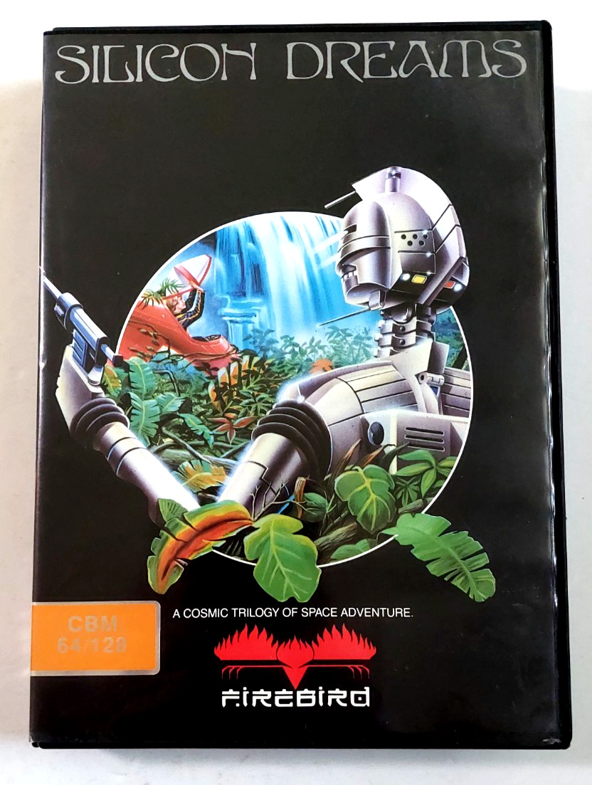 Silicon Dreams Commodore 64 Firebird UK Clamshell Manual Rare Floppy