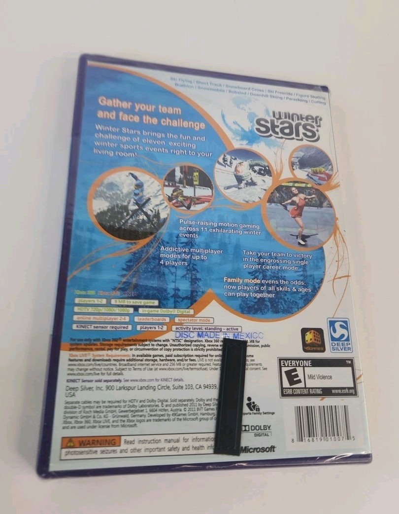 Winter Stars (Microsoft Xbox 360, 2011) .