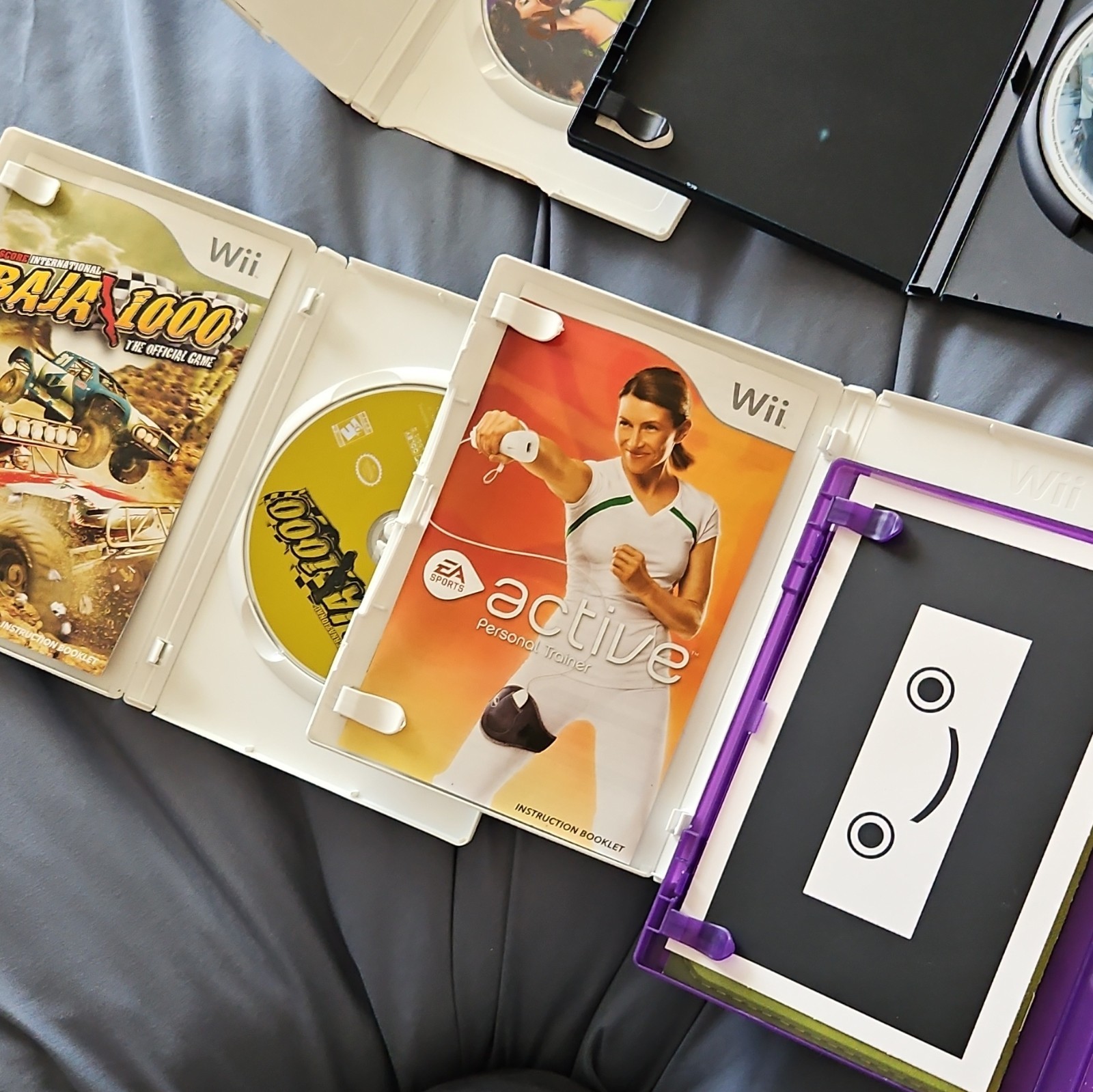 Microsoft Nintendo Mixed Lot Video Games Xbox 360 Kinect Wii PS2. Untested.