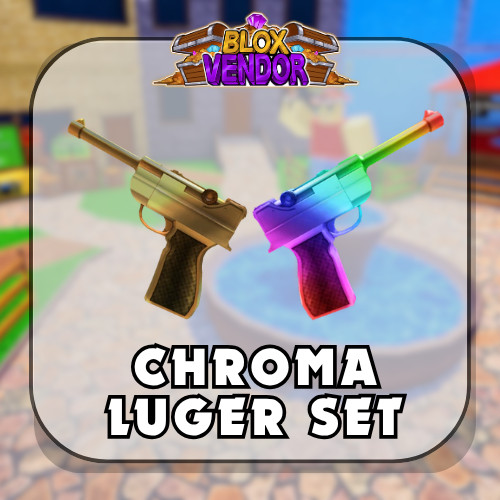 Murder Mystery 2 MM2 | Chroma Luger Set | Godly Knives and Guns