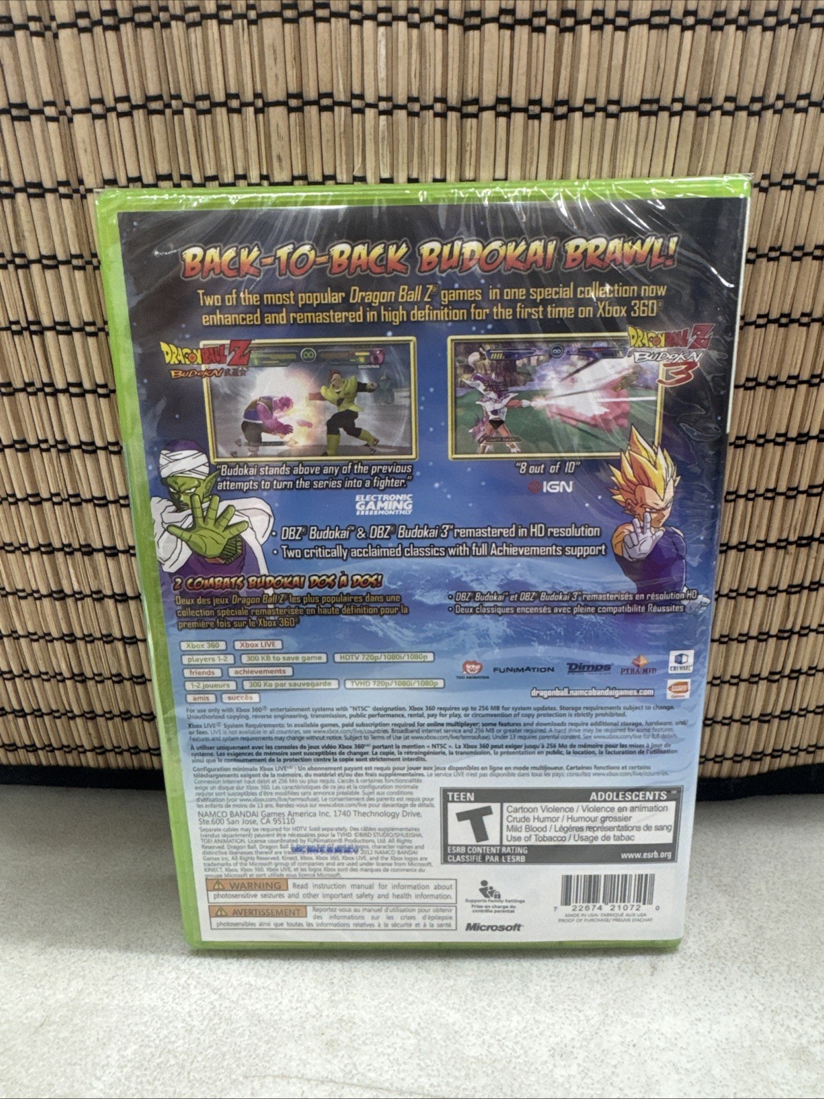 Dragon Ball Z: Budokai HD Collection Xbox 360 Sealed