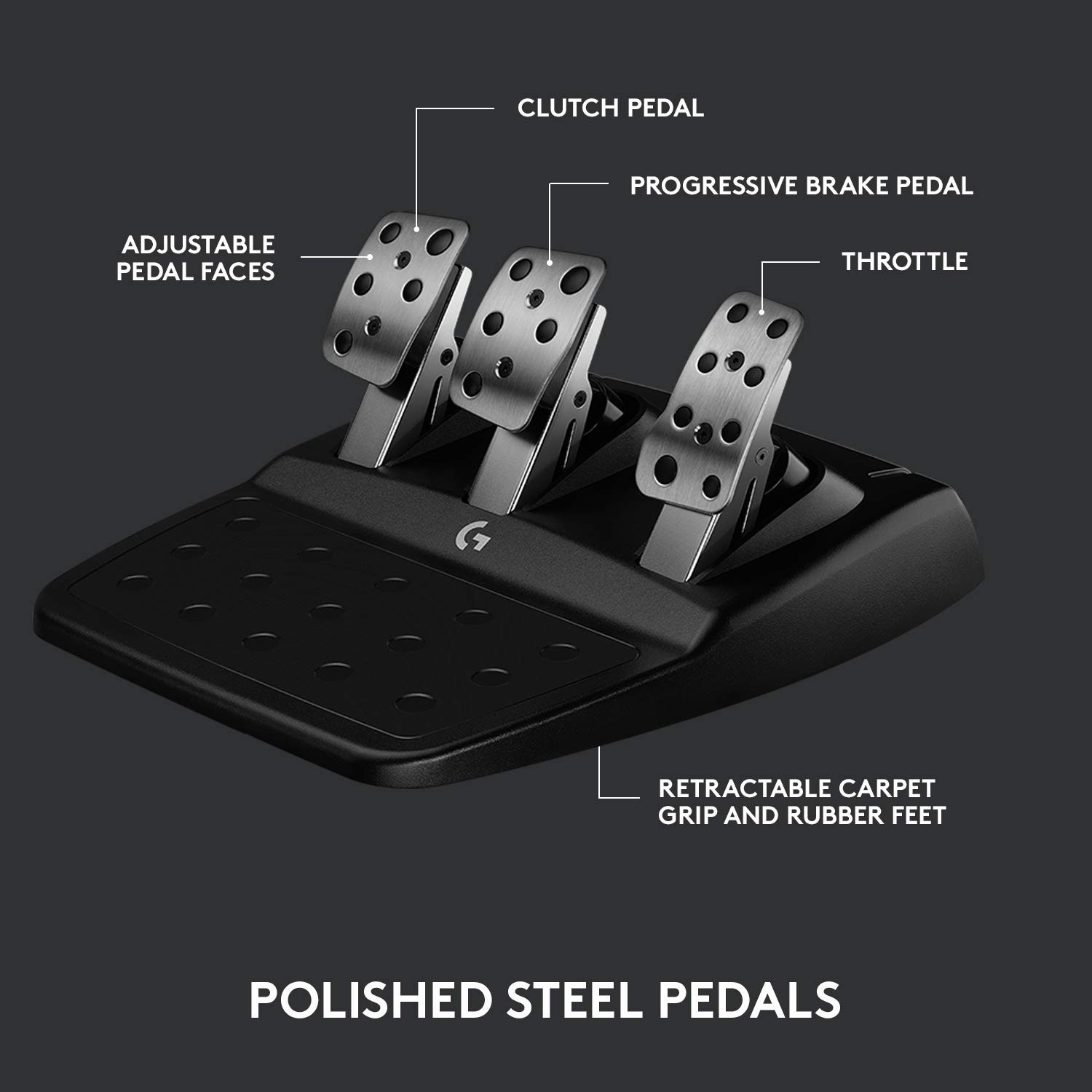 Logitech G923 RcngWhl Pedals PS5 PS4 PC